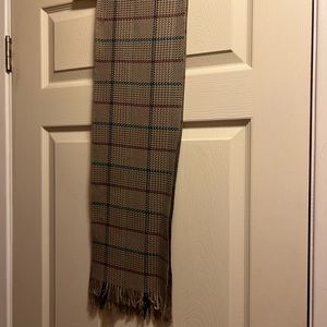 Jewel tone acrylic scarf 59x9